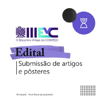 Editais para submissão de artigos e pôsteres do III Encontro virtual do CONPEDI já estão disponíveis