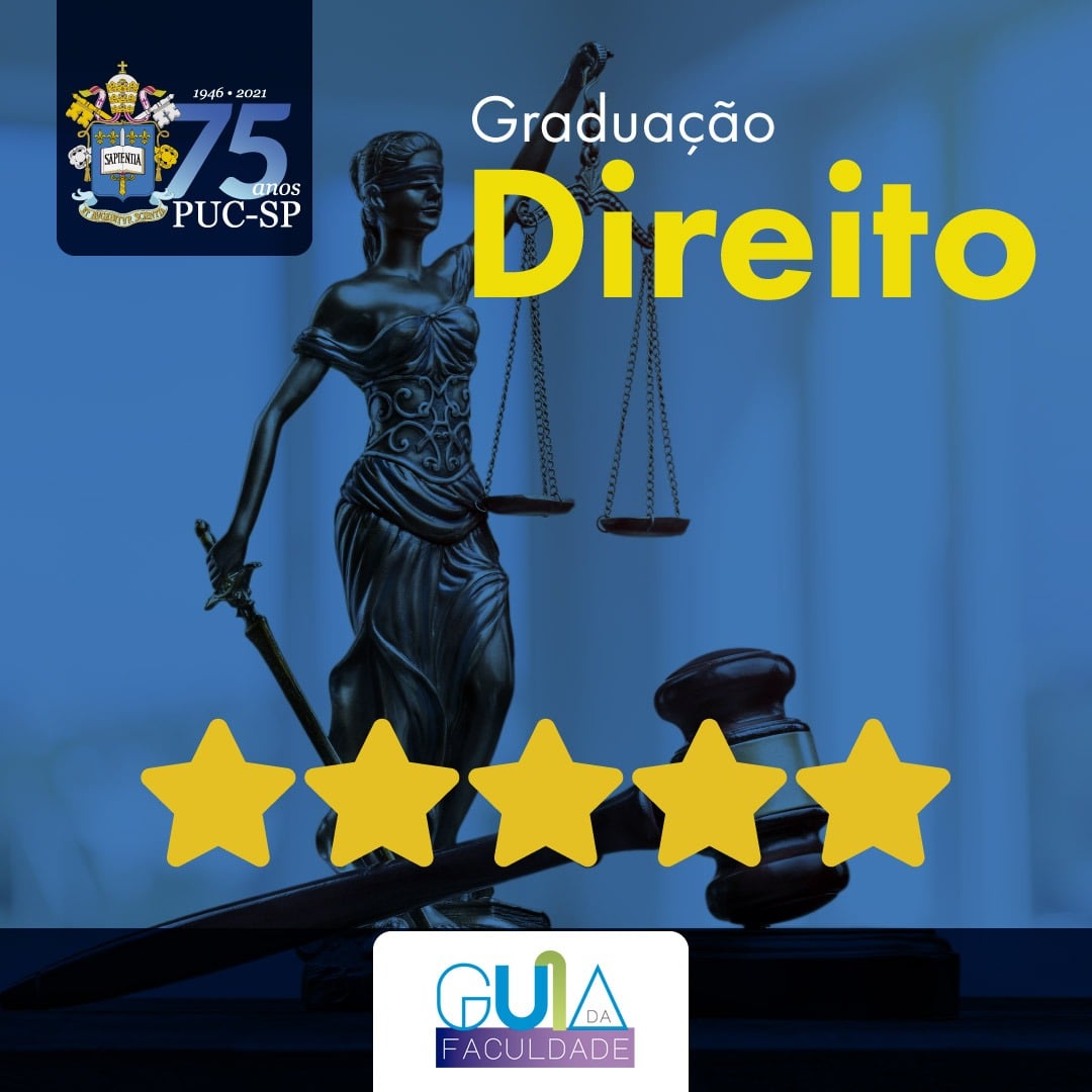 Direito da PUC-SP é o único cinco estrelas de São Paulo