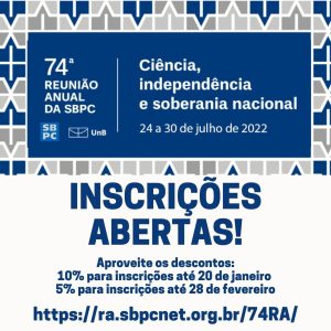 74ª Reunião Anual da SBPC
