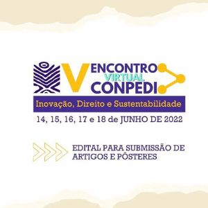 V Encontro Virtual do CONPEDI